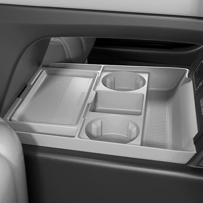Xpeng G6 Smart Driving Edition Central Console Storage Box Organizer, Dedicated Car Interior Accessories Modification (Other Automotive Interior Supplies) - 25-units-of-xpeng-g6-smart-driving-edition-elegant-grey-lower-center-console-storage-box