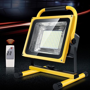 Led Outdoor Lighting Waterproof Power Outage Emergency Mobile Portable Outdoor Camping Style Rechargeable Floodlight Solar