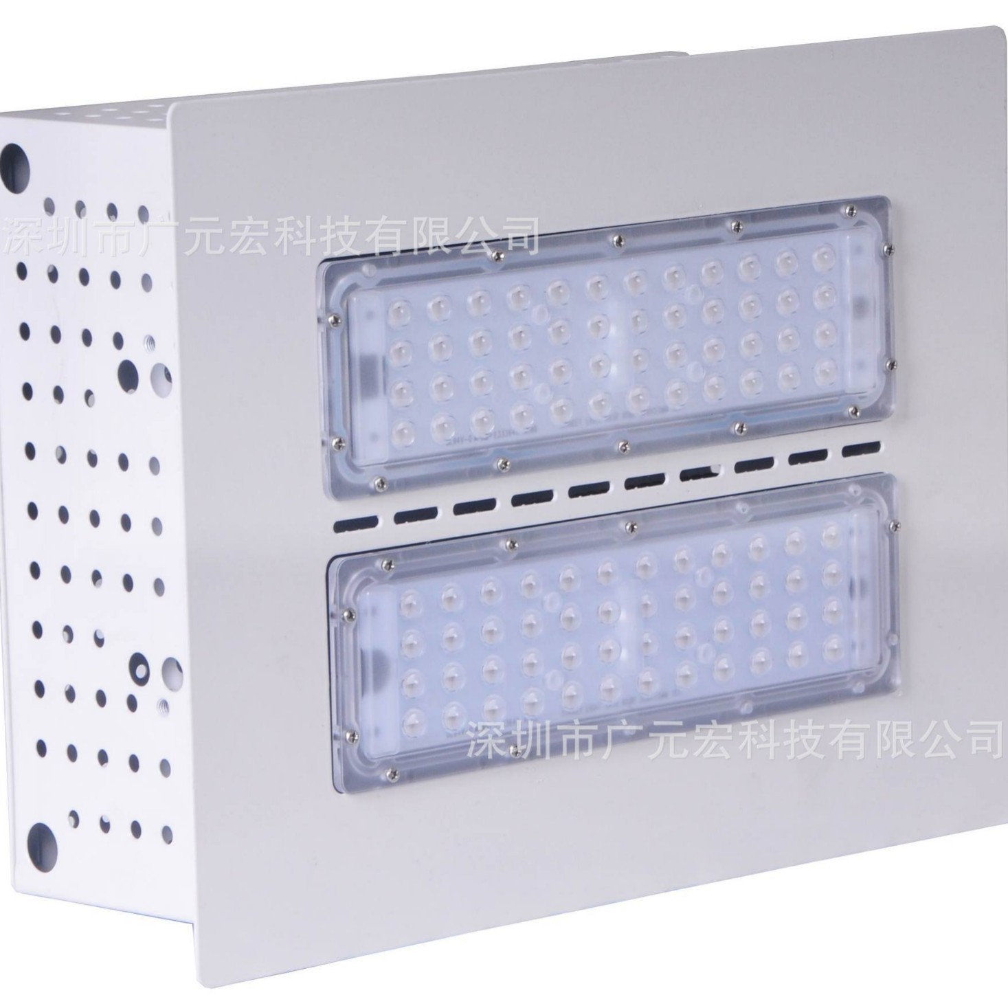 深圳LED嵌入式吊裝式罩棚燈加油站燈100W 150W 200瓦明緯吸頂式