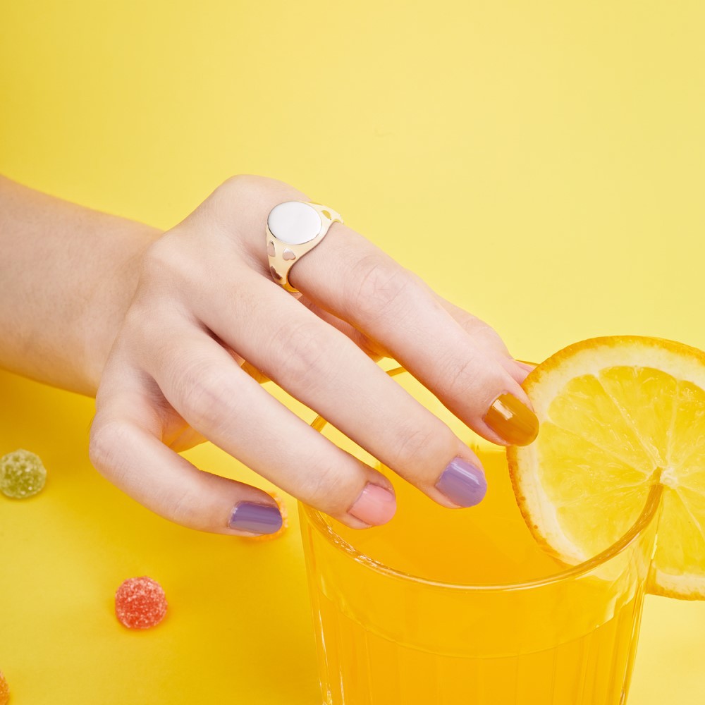 Fashion Heart Shape Sterling Silver Plating Rings