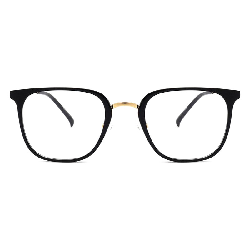 Cómodo retro personalizado gafas lisas gafas cuadradas marco moda estilo coreano marco hombres y mujeres gafas cuadradas marco 90025