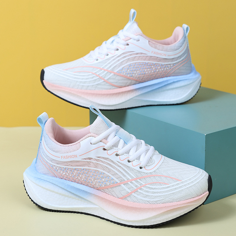 Nuevos zapatos de mujer zapatos deportivos de mujer 2026 nuevos zapatos de correr de estudiantes de primavera de acondicionamiento físico suave de prueba de amortiguación