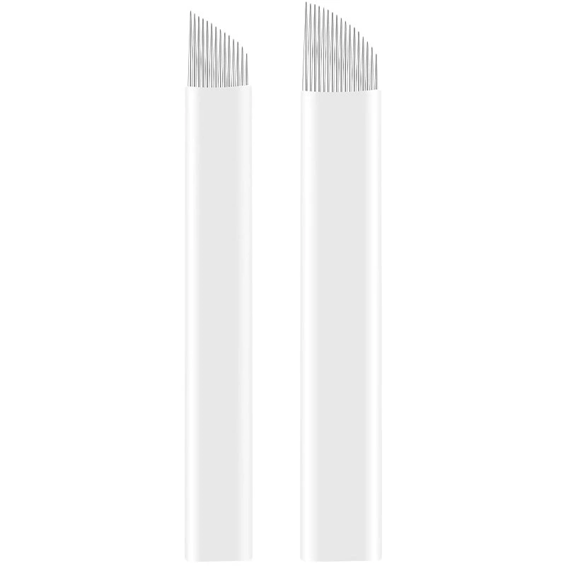 Татуировка вышивка ручной работы игла кусок шелка дикая линия бровь 0,15 игла шелковая Татуировка бровь игла полупостоянная 14 игла 17 игла кусок