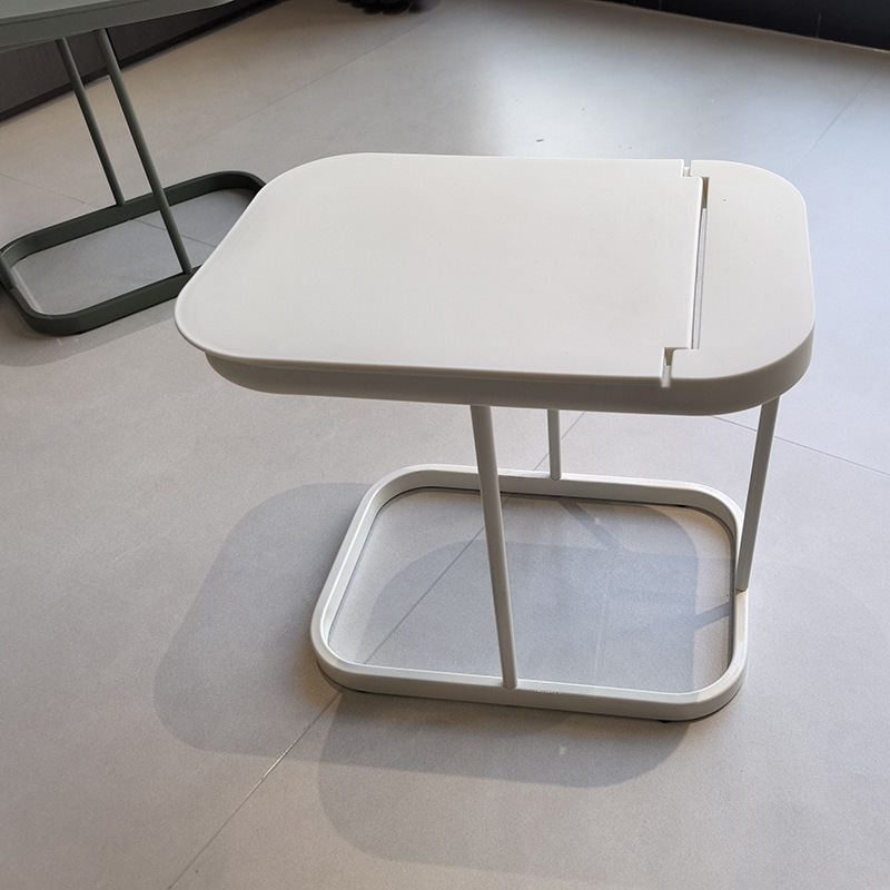 Korean Specialty Japanese-Style 28cm High-Quality Iron Art Dry and Wet Waste Sorting Rack Under-Desk Trash Bin Small Size