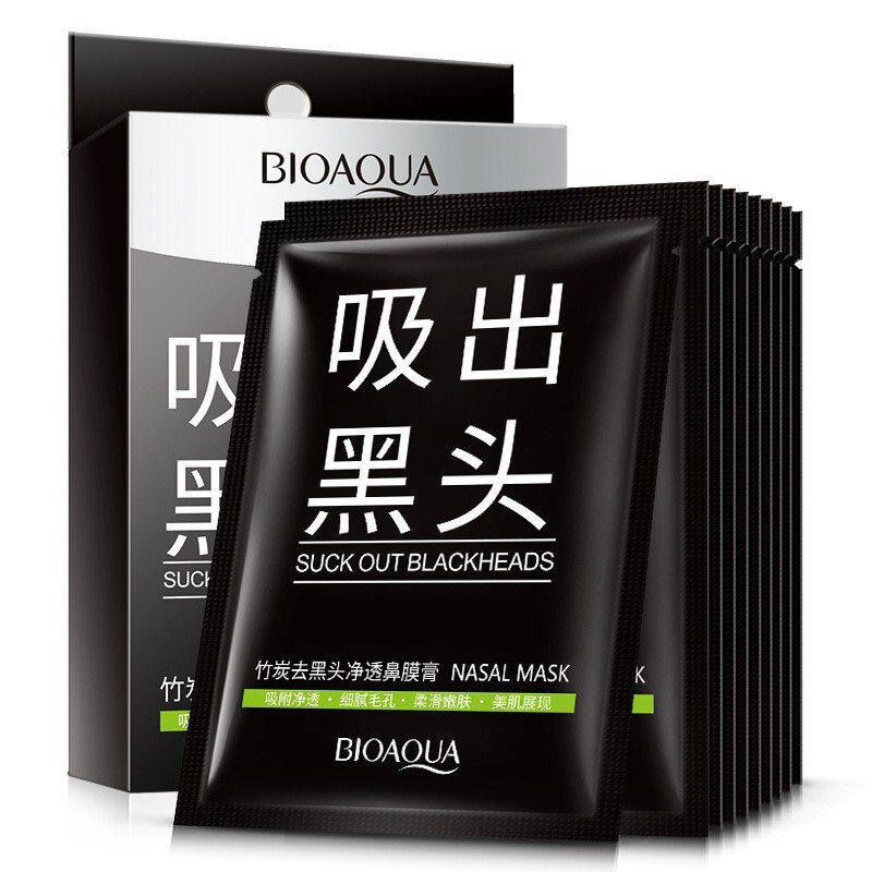 Premium Bamboo Charcoal Nose Cleaning Set: Pore Shrinking Blackhead Nose Strips, Peel-Off Mask for Deeply Absorbing Closed Comedones Premium Bamboo Charcoal Nose Cleaning Set: Pore Shrinking Blackhead Nose Strips, Peel-Off Mask for Deeply Absorbing Closed Comedones