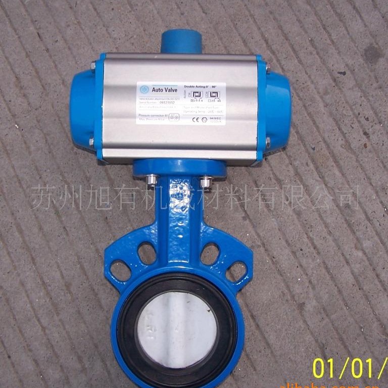 供应金属 铸铁 气动蝶阀