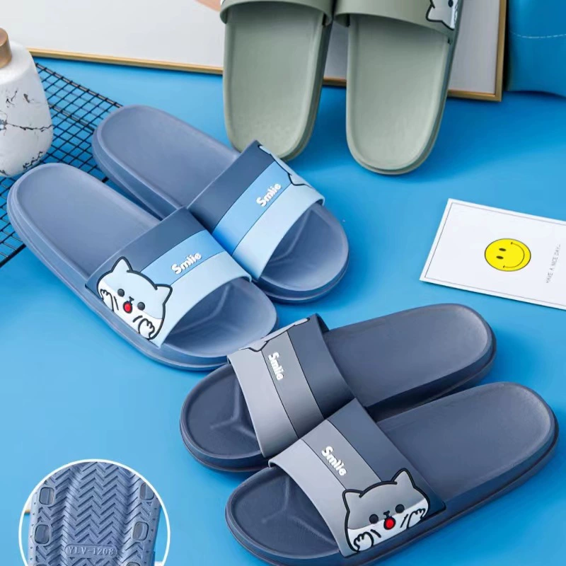 2023 Взрывы Мужские тапочки Мультфильм Drop Пластиковый пояс Общежитие Домашняя одежда Спортивная ванная комната Нескользящий износостойкий Безвкусный