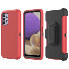 跨境热销适用三星A32 5G机器人保护套galaxyA16三合一滑套手机壳