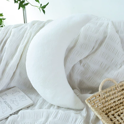 Doll Cushion, Nap Pillow, Oyuncaq yastıqlar - white-moon-pillow-40cm025kg