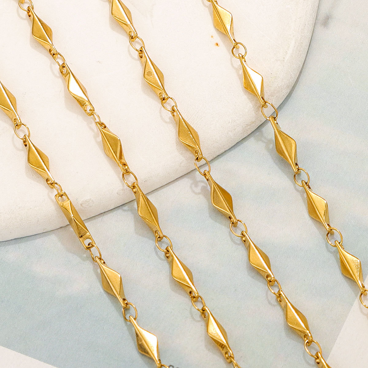 Simple Style Style 1 Piece 304 Stainless Steel Jewelry Accessories Chain