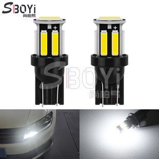 Car Led Bulb T10-7020(7014)-10Smd W5W Width Light Reading Light License Plate Light Door Light