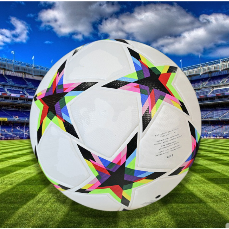 Comercio electrónico transfronterizo dedicado a la Copa del Mundo No. 5 fútbol PU juego de cuero entrenamiento fútbol al por mayor Footballs