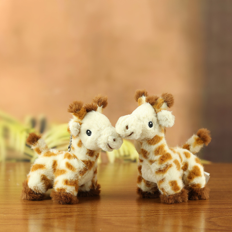 Cross-border 4inch Sika Deer Plush Toy Giraffe Stuffed Animal Pendant Reindeer Sika Deer Doll Zoo Doll Cross-border 4inch Sika Deer Plush Toy Giraffe Stuffed Animal Pendant Reindeer Sika Deer Doll Zoo Doll