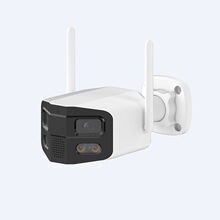 TUYA涂鸦双目全景无线wifi室外监控摄像机全彩180度高清夜视广角