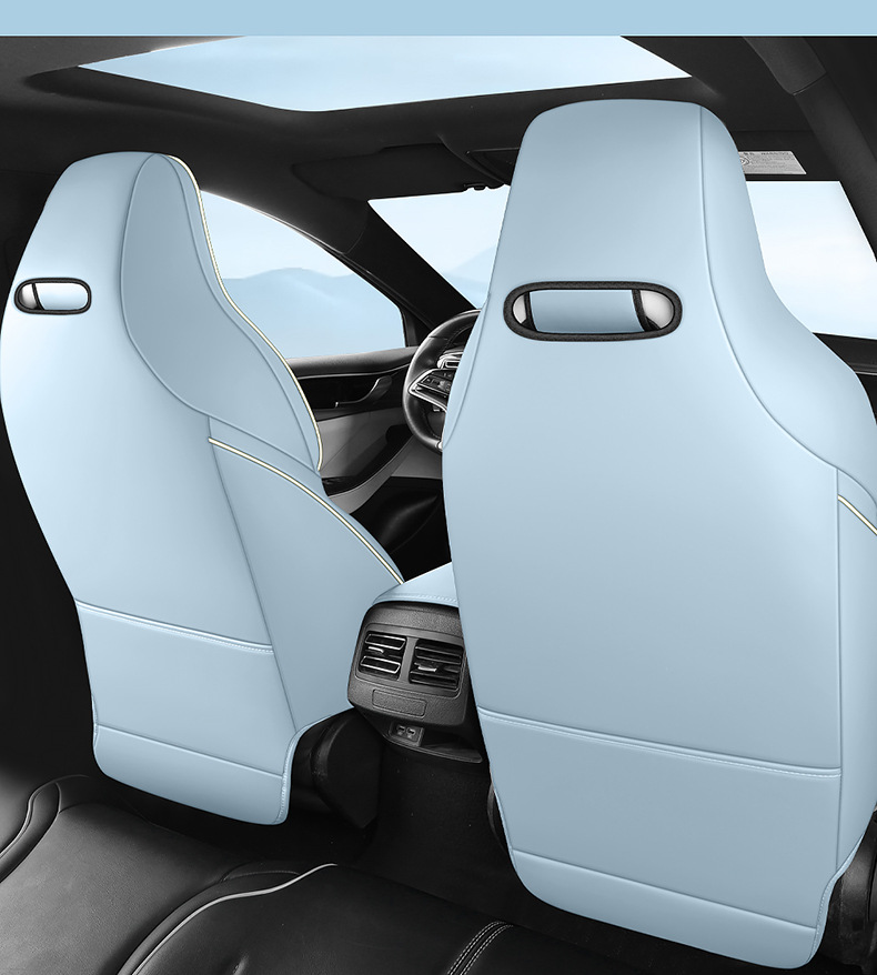2021-24 BYD Qin PLUS special seat cover leather hemp stitching car cushion cartoon bear four seasons