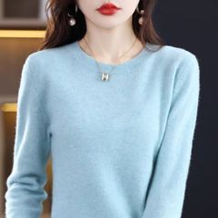 羊绒毛衣女2025年新款半高领打底衫春秋冬内搭修身针织衫纯色上衣