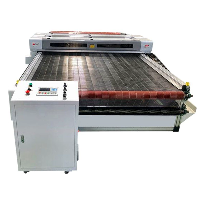 Плюшевая игрушка с меховым воротником ткани промышленный фильтр ткань компьютер двойной головки с ЧПУ Smart лазерная одежда автоматическая режущая кровать