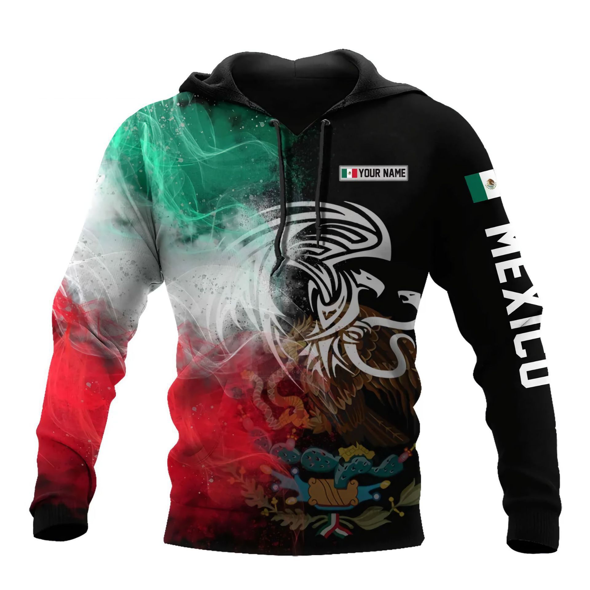 Sudadera con capucha hombre estampado 3d estilo mexicano casual_voghion.com