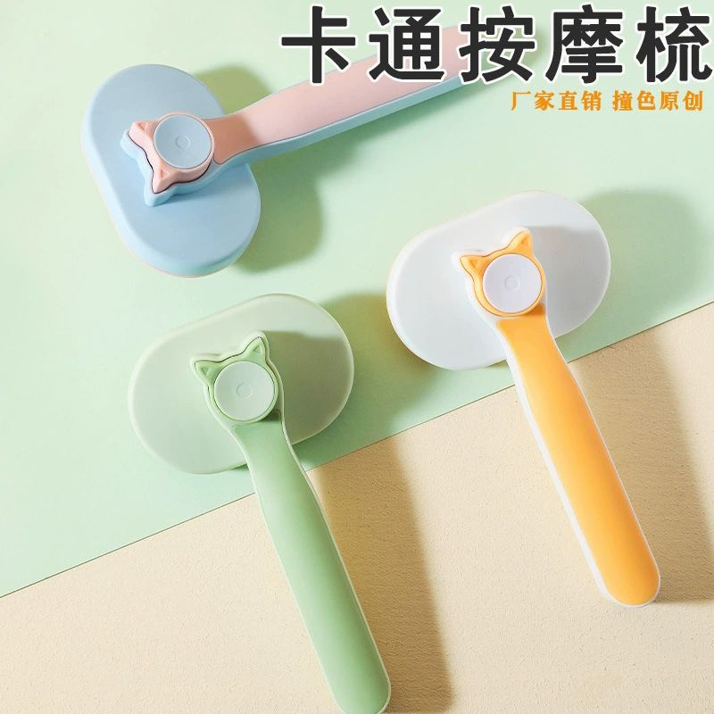 Новый квадратный гребень для волос для домашних животных кошка игла из нержавеющей стали гребень для удаления волос для собак Расческа для удаления волос одним щелчком мыши самоочищающаяся Массажная расческа