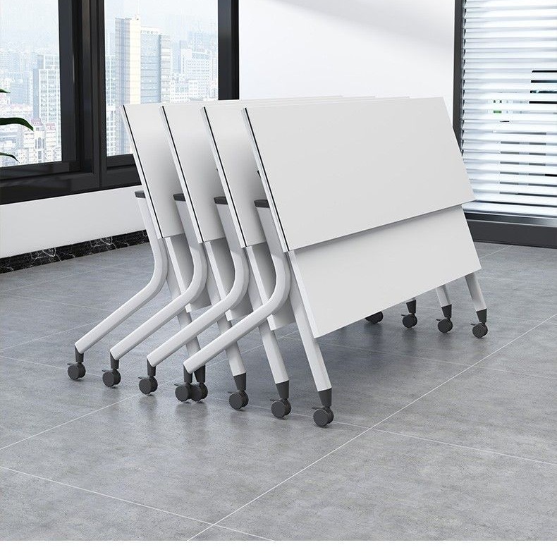 折叠培训桌移动长条桌组合翻版多功能会议条形桌椅辅导班课桌直销