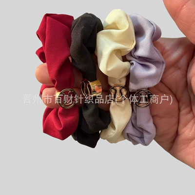 Saç üçün rezinlər — Hair Tie Scrunchie Women's Logo
