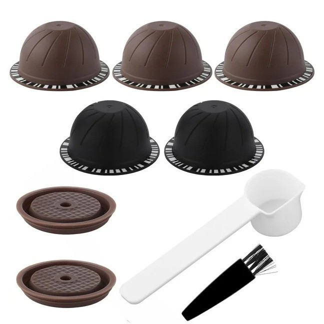 Icafilas autoadhesivo papel de aluminio traje Nespresso vertuo café cápsula cáscara italiana polvo tazón