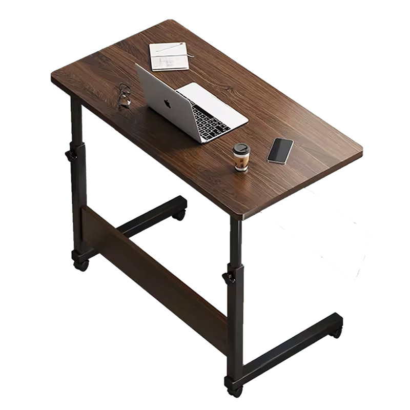 Mesa de noche móvil simple pequeña mesa dormitorio hogar estudiante escritorio simple dormitorio perezoso elevación escritorio de la computadora