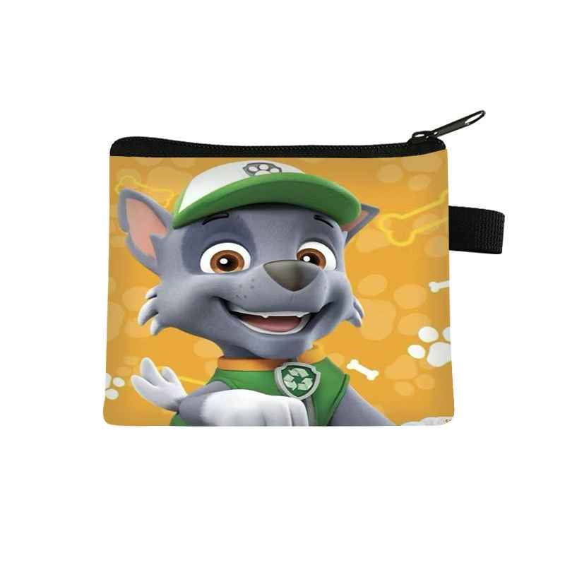 Новый трансграничный детский кошелек для монет «Щенячий патруль», милый мини-держатель для карт на молнии, ультра-легкая сумка для хранения с героями мультфильмов, новый стиль
