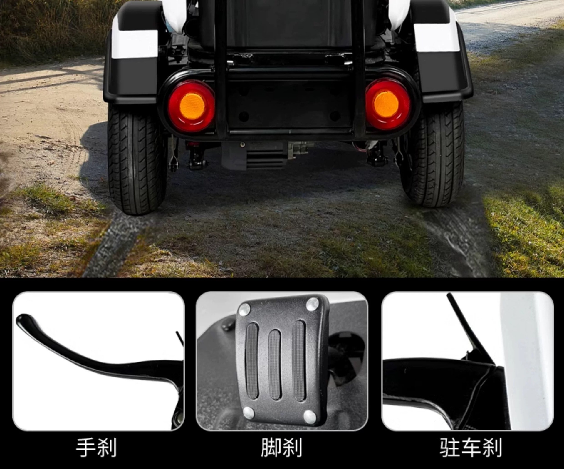 Wholesale M3 Small Bus Electric Four-Wheeler Elderly Scooter Home with Shed Battery Car Elderly Scooter Electric Motorcycle