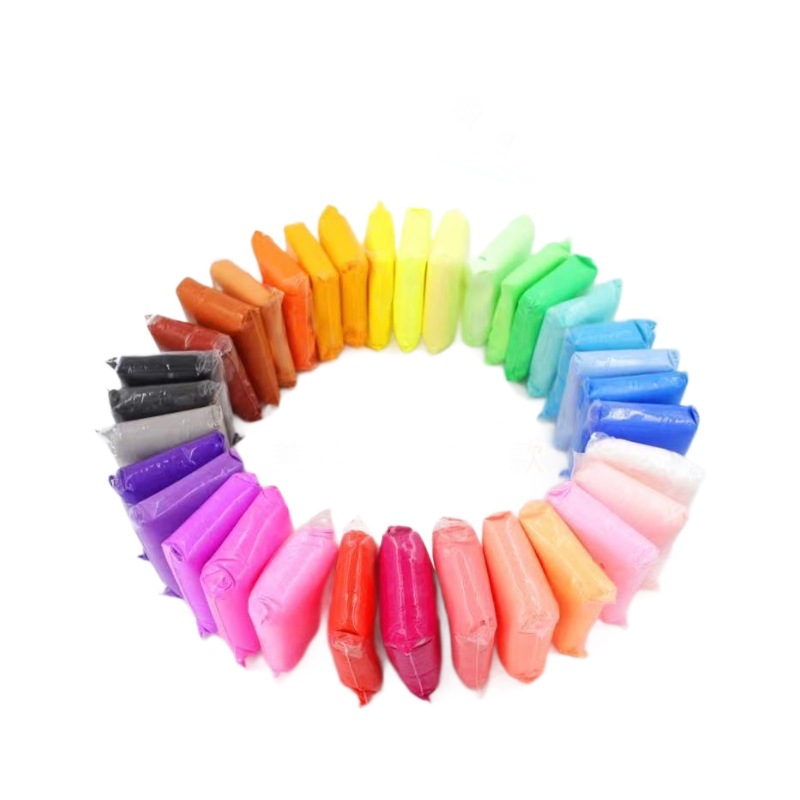 Arcilla ultraligera 36 colores plastilina arcilla de color juego de arcilla espacial de bricolaje hecho a mano juguetes para niños jardín de infantes