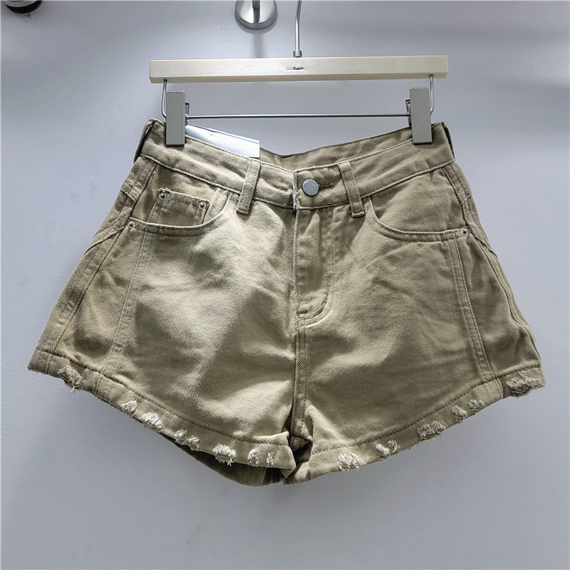 Pantalones Cortos Extra Cortos de Mezclilla para Mujer de Cintura Baja image 2