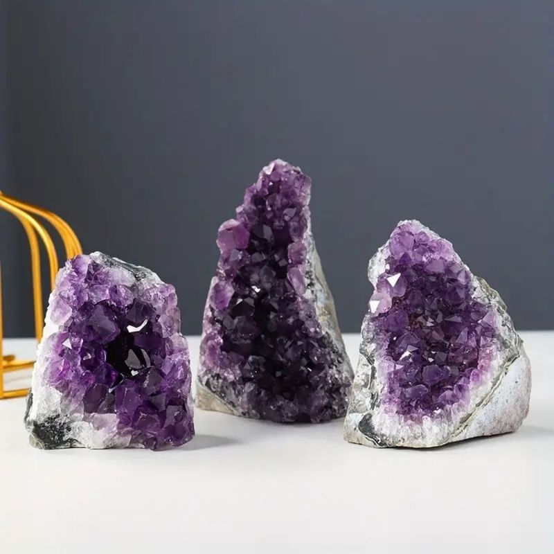 天然水晶ウルグアイア紫水晶クラスター結晶鎮ホームデスクトップ置物東海水晶卸売り代理|undefined