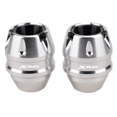 Rod Aluminum Alloy Anti-Fall – Motorcycle wheel hub - front-wheel-anti-fall-cup-xmax-silver