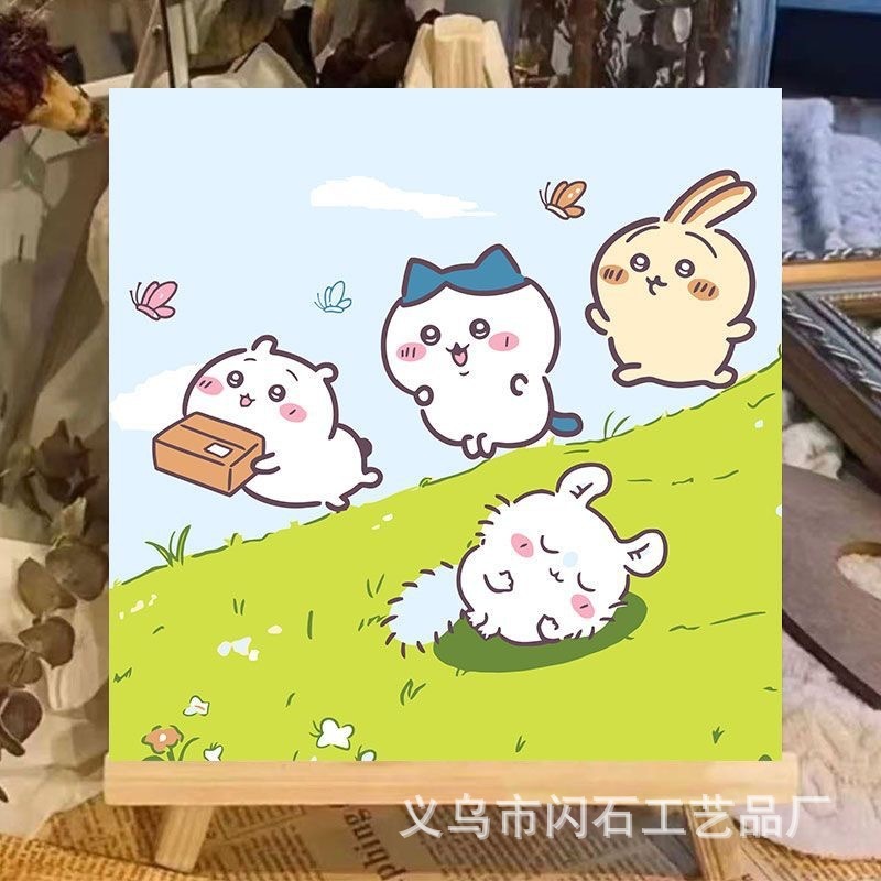 diy数字油画儿童卡通动漫填色手工画填充涂色治愈装饰画厂家批货|undefined
