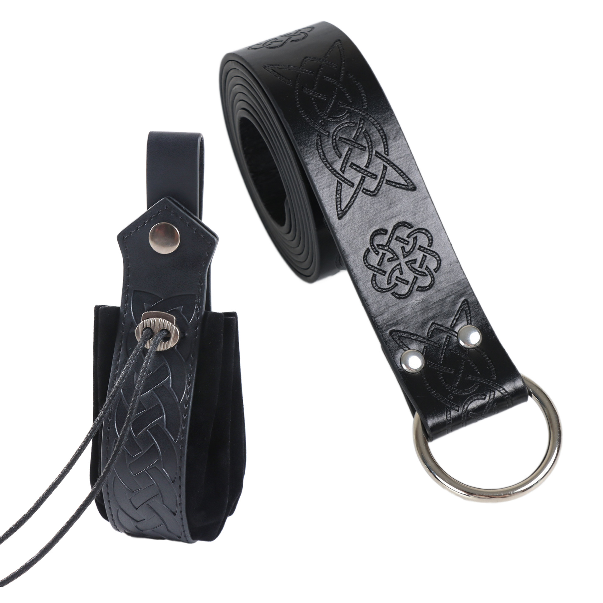 Cinturón de caballero medieval bolsillo vintage Cosplay Amazon Cross-border Halloween Accessories Set