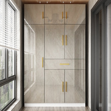 批发可定高光阳台柜储物柜防晒大容量落地衣柜收纳置物柜省空间杂