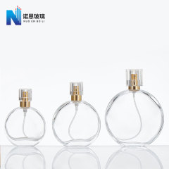 透明香水瓶香氛瓶扁方卡口按压喷雾瓶旅行便携香水分装瓶批发现货