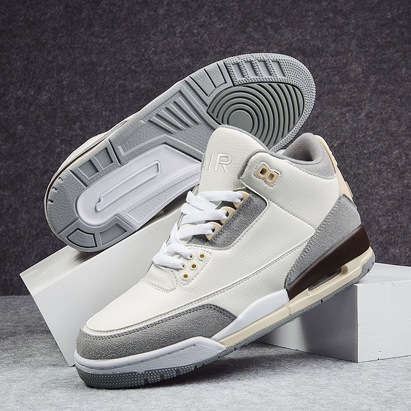 Putian, фабричная оптовая продажа, мужская обувь, взрывы, женская обувь, кроссовки, чистые оригинальные баскетбольные кроссовки AJ3, пары, повседневные кроссовки