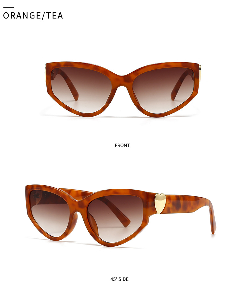 2024 European and American fashion catwalk small frame butterfly sunglasses women tide sunglasses sunglasses cross-border 9234_voghion.com