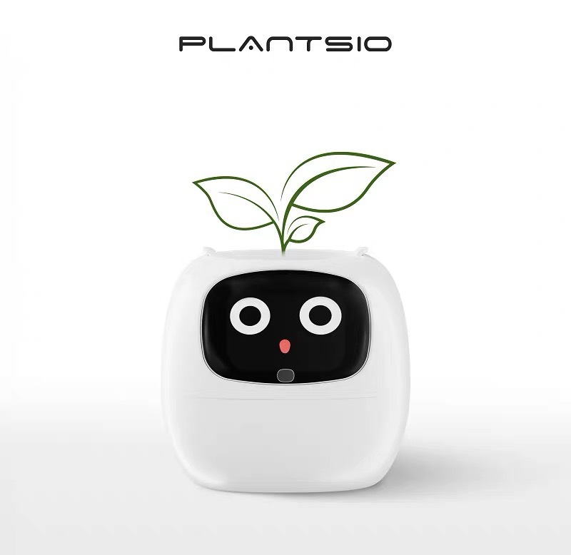 IVY植物萌宠机器人智能花盆系桌搭AI电子玩具创意节日礼物跨境|undefined