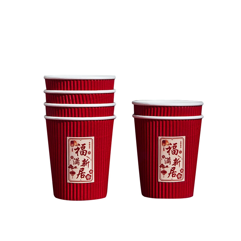 Hutch -religious decoration and thick paper cup new home decoration disposable cup moving in the house enters the house.