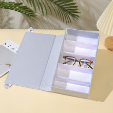 跨境5副12副眼镜收纳盒太阳镜展示盒柜台眼镜展示道具眼镜展示架