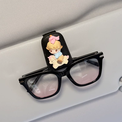 Visor Magnetic Clip, Cute Decorative — Car Glasses Clip/Bill Clip