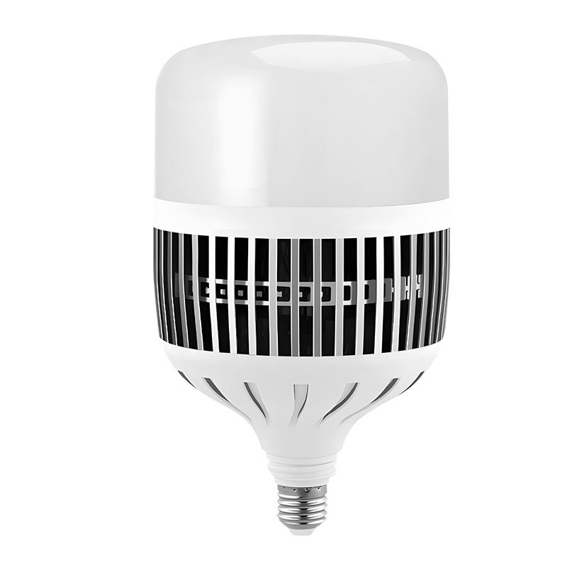 Bomba de bola led aleta de alta potencia lámpara de bola de disipación de calor fuerte e27e40 bombilla de bajo consumo bombilla de iluminación súper brillante