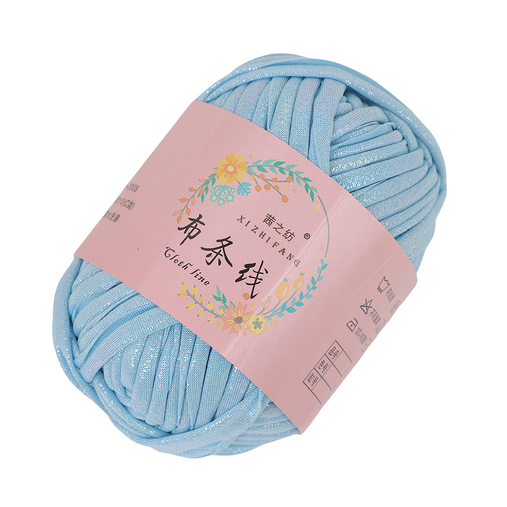 Línea textil Qian Zhi hilo de color mágico tejido a mano hilo de fantasía de color bricolaje en stock fábrica al por mayor