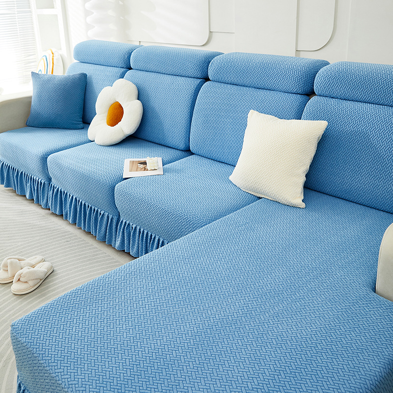 Falda oblicua - West Lake Blue