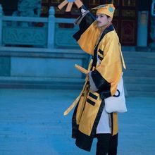 万圣节道士服道服道袍法衣道家衣服太极八卦经衣林正英儿童演出服