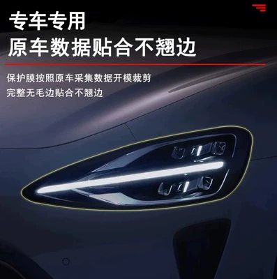 Car headlight protective film – Black Warrior TPU