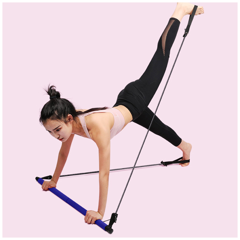 普拉提棒瑜伽器材健身棒多功能健身弹拉力绳女士家用拉力器练臀器