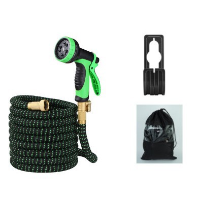 全铜接头高压洗车水枪多功能园林防冻防爆伸缩加厚乳胶软管套装